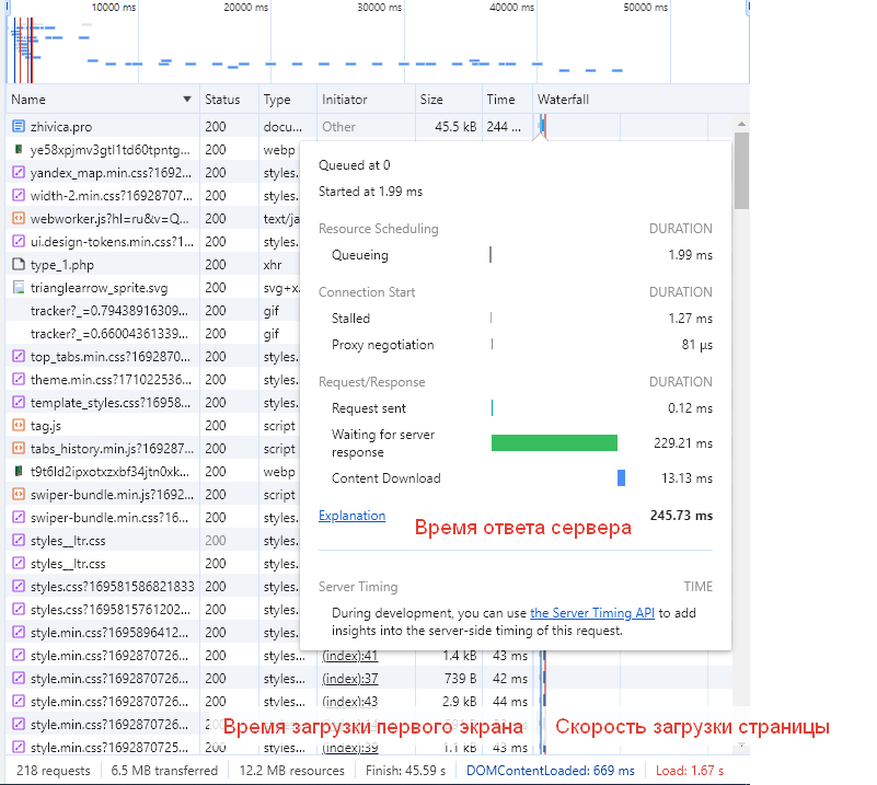 Скорость загрузки сайта, стало
